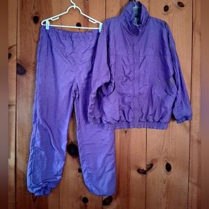 Vintage 80's Lavon By Cheerful Corp Windbreaker Set